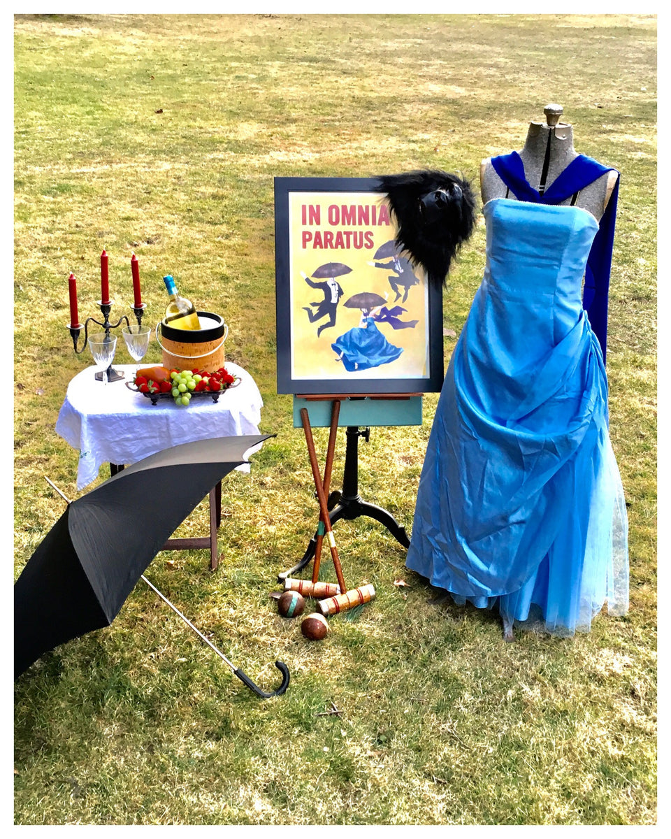 In Omnia Blue Dress Gown Size 7 Small – Gilmore Garbs
